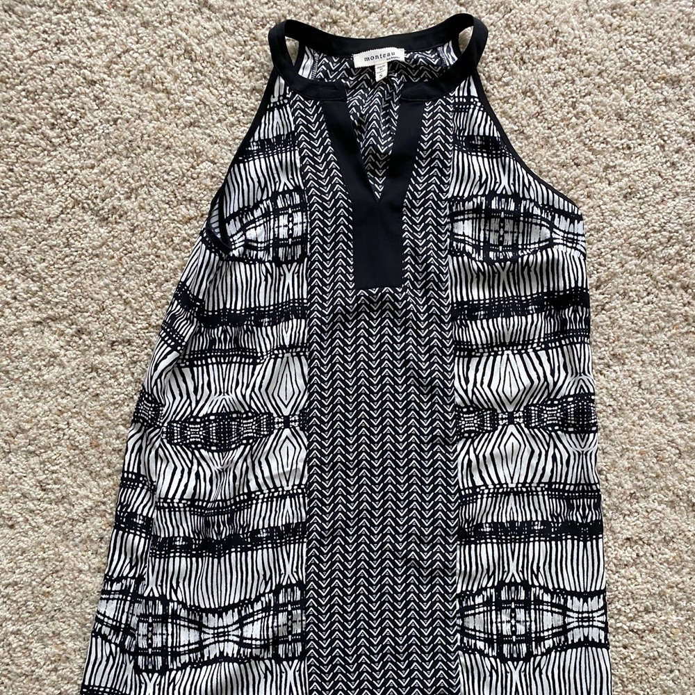 Black and white dress